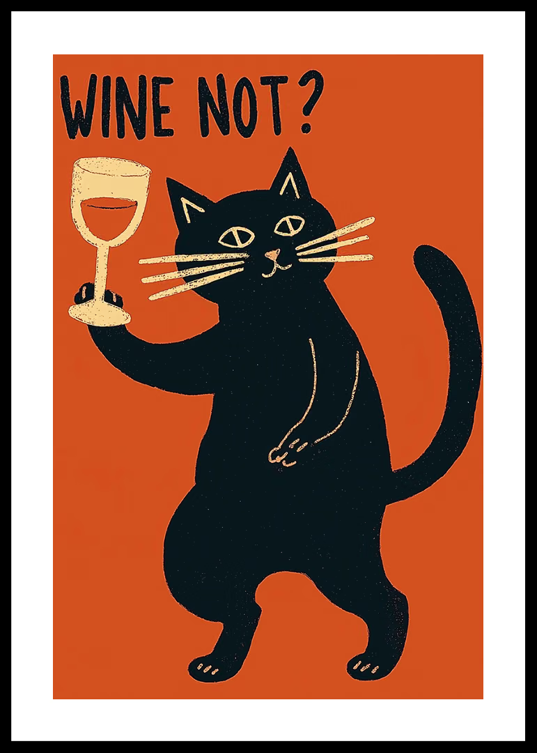 Wine Beer Bar - Póster artístico de lienzo con diseño