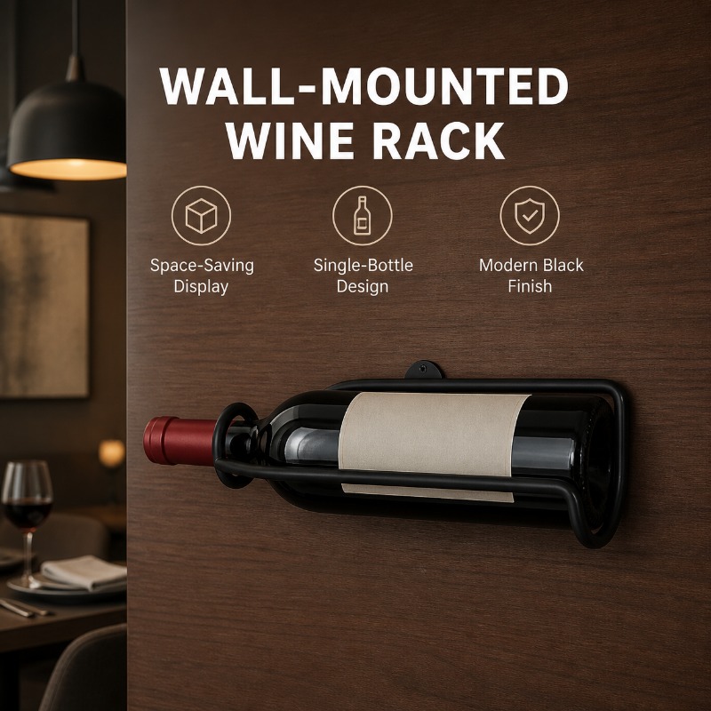 Estante de metal para vinos mo - Wine Beer Rack reseña y precio