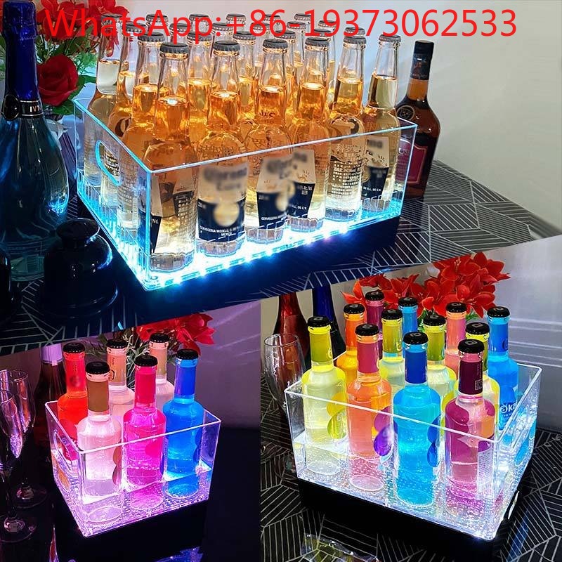 Cubo de Hielo Luminoso Cuadrad - Wine Beer Bar reseña y precio
