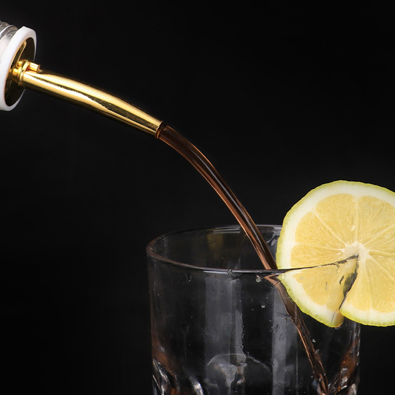Vertedores de licor negros/oro - Wine Beer Liquor reseña y precio