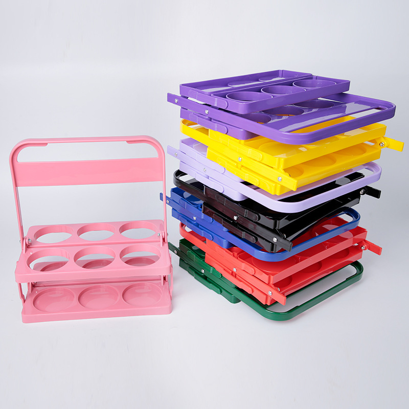 Estante plegable para seis bot - Wine Beer Rack reseña y precio