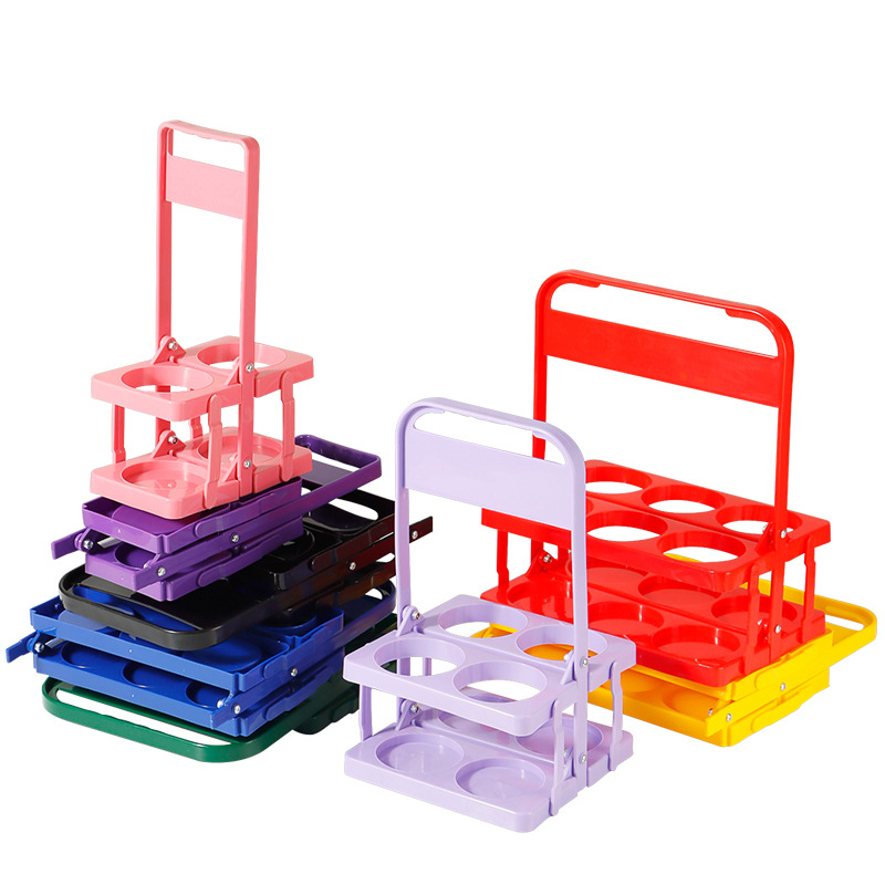 Estante plegable para seis bot - Wine Beer Rack reseña y precio