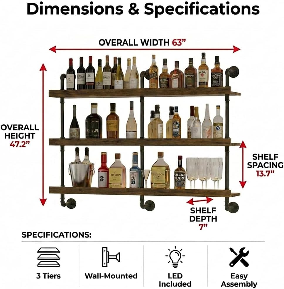 Estante para vinos montado en  - Wine Beer Liquor reseña y precio