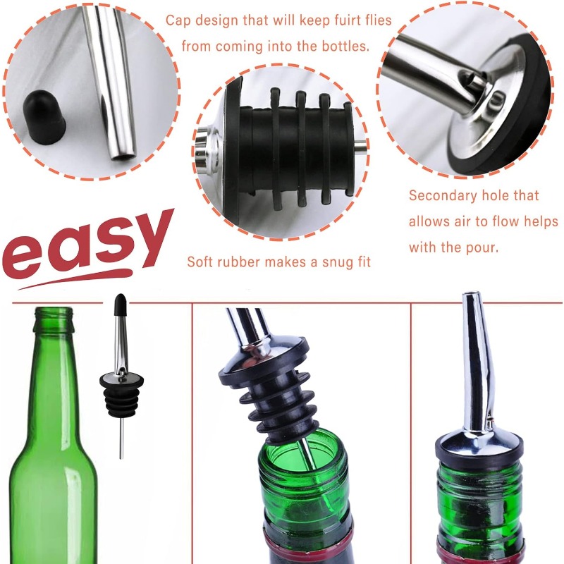 Tapón de acero inoxidable para - Wine Beer Liquor reseña y precio